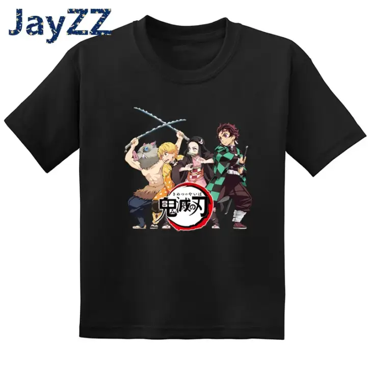 Demon Slayer Tanjiro Kids Summer Graphic T-Shirt