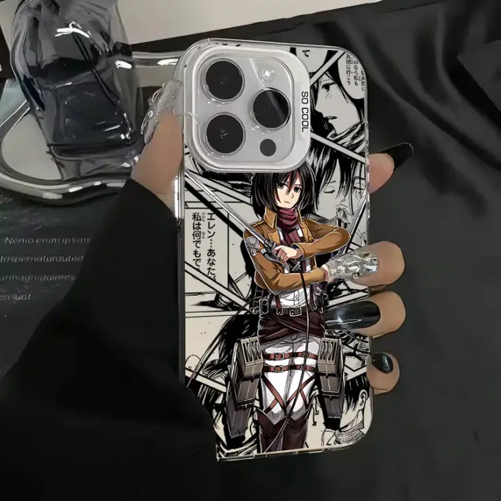Demon Attack on Titan Anime Phone Case For iPhone 15 14 13 12 11 Pro Max Mini X XR XS SE 8 7 Plus Colorful Cover Silicone Soft - Image 5