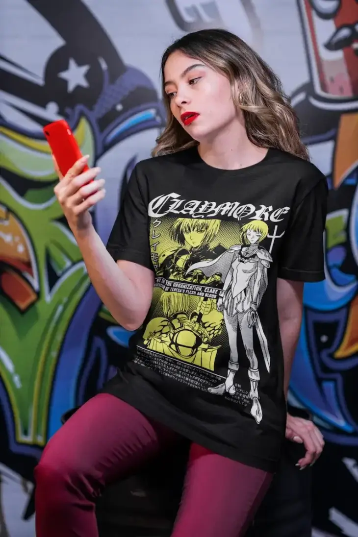 Unisex Claymore Anime T-Shirt, Clare, Miria Manga Waifu Shirt G79 Exclusive Anime,comfortable,high quality,gift Shirt All Size - Image 3