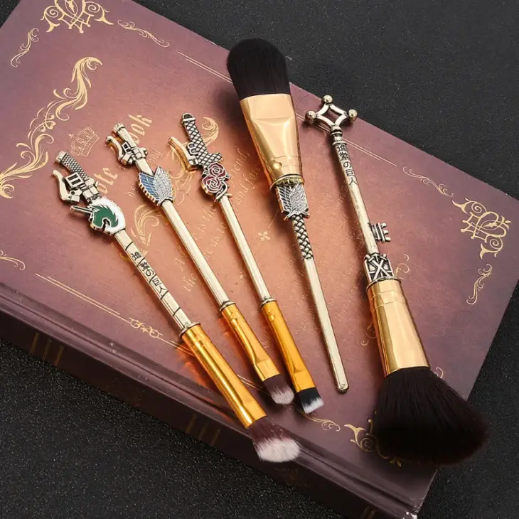 Anime Attack on Titan Makeup Brushes Set Professional Cosmetic Powder Eye Shadow Eyebrow Beauty Make Up Brush Tool Girls Gift - Image 2