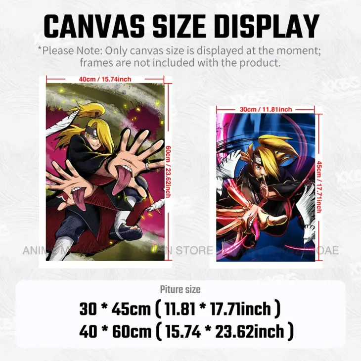 Naruto Home Decor Boruto Canvas Painting Japanese Anime Poster Wall Art Haruno Sakura Picture For Bedroom Background No Frame - Image 3
