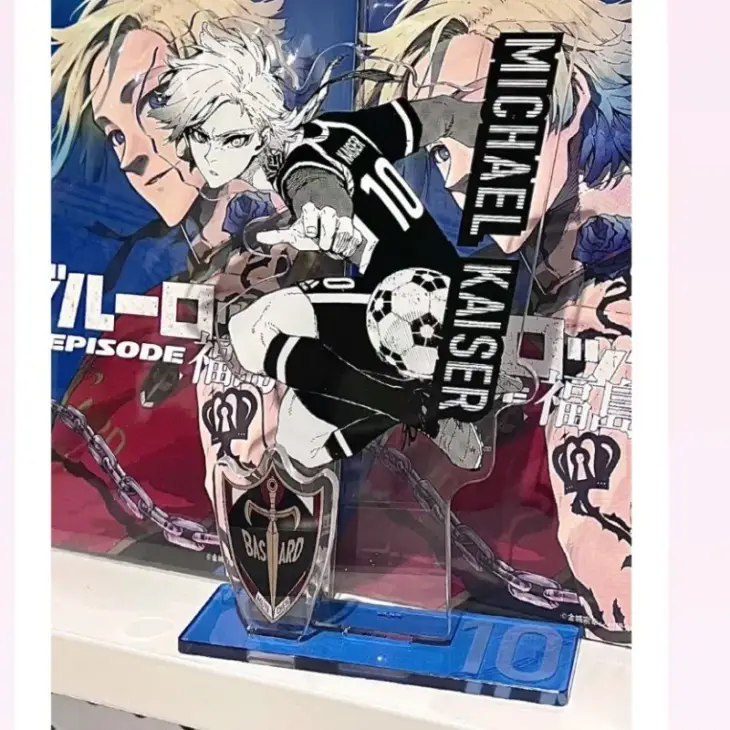 Michael Kaiser Anime Acrylic Stand Blue Lock Black White Manga Style Desktop Display Accessories Cartoon Goods Room Decor Gift - Image 2