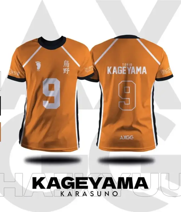 New Kids Summer 3D Printing Haikyuu Karasuno Hinata Anime Cosplay Jersey Unisex T-shirt Fashion Kids Adults Tops 2024 Clothing 1