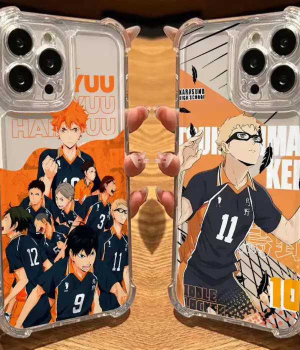 Haikyuu Oya Volleyball Phone Case for iPhone 16 15 14 Plus 13 12 Mini 11 iPhone16 Pro Max X Xs XR 7 8 Soft Thin Clear Cover 1