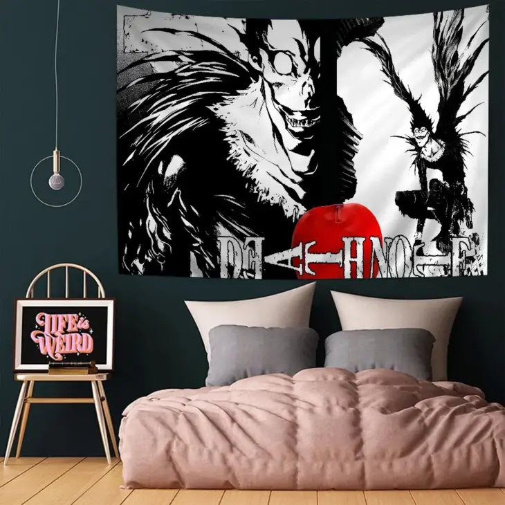 Anime Death Note Ryuk DIY Wall Tapestry for Living Room Home Dorm Decor Wall Art Decor - Image 6