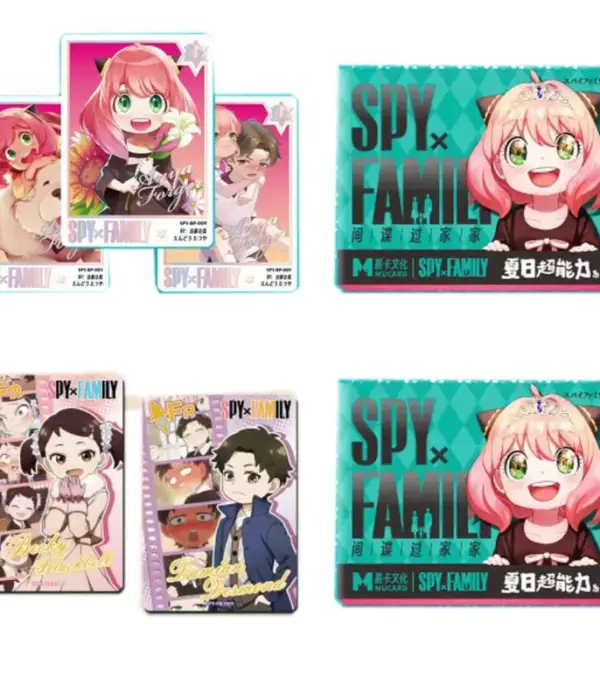 SPY × Family Collection Cards Booster Box ACG Anime Character New Original Rare Limited Table Game Playing Trading Cards 1