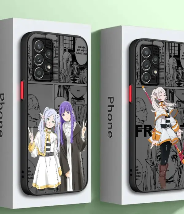 Frieren Beyond Journey End Frosted Translucent For Samsung Note 20 A35 A03 A54 A31 A22 A34 A14 A24 A04 A55 5G Soft Phone Case 1