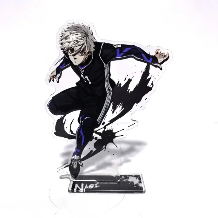15cm Blue Lock Model Anime Peripheral Isagi Chigiri Bachira Nagi Karasu Acrylic Stand Figure Desk Ornament Anime Collection - Image 4