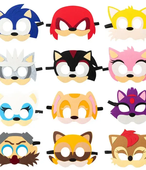 Sonic Mask Dragon Ball z Mask Halloween Superhero Masks Christmas Birthday Party Mario Mask Cosplay Mask For Kids Children Gift 1