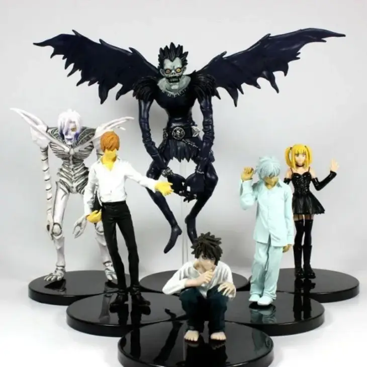 24CM Anime Game Figure Death Note L Ryuuku Ryuk Grim Reaper  Pose Standing Model Dolls Toy Gift Collect Boxed Ornaments PVC - Image 4