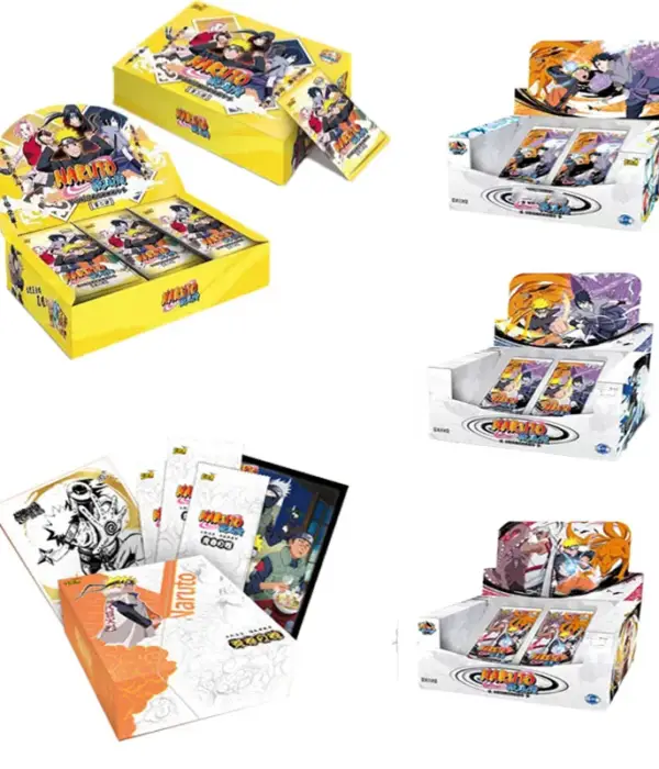 Wholesale Naruto Collection Card Booster Box Kayou Originate Save Exquisite Zipper Leather Card Book Booklet 1