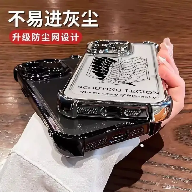 Attack on Titan Wings of Liberty Phone Case For iPhone 16 15 14 13 12 11 Pro Max X XR XSMax 8 Plus Shockproof Clear Armor Cover - Image 6