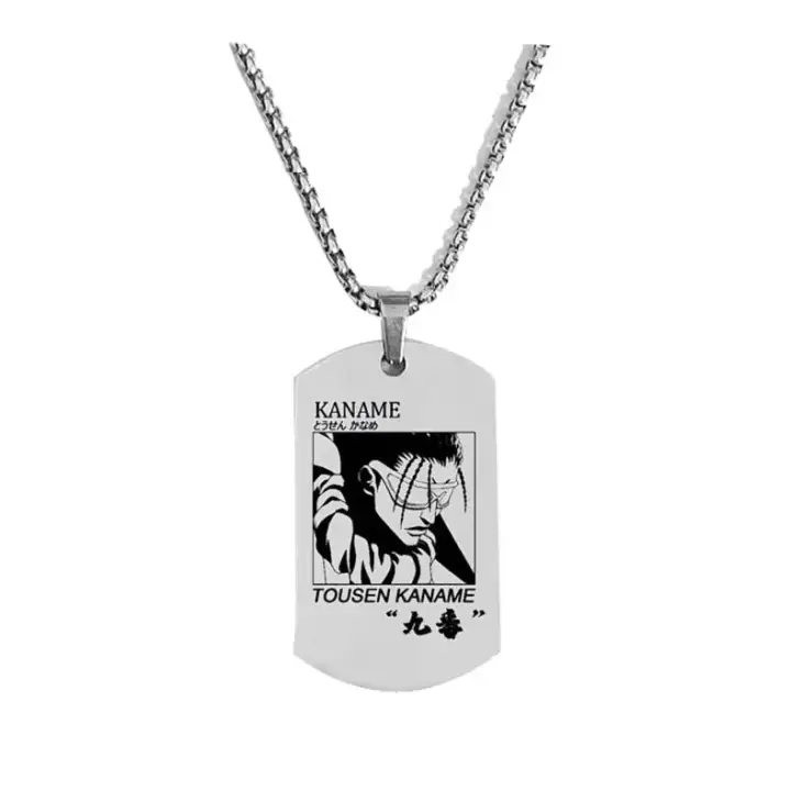 Anime Bleach Gotei 13 Captain Necklace Stainless Steel Laser Pendant Lchimaru Gin Aizen Sousuke Unohana Retsu Necklace For Fans - Image 2