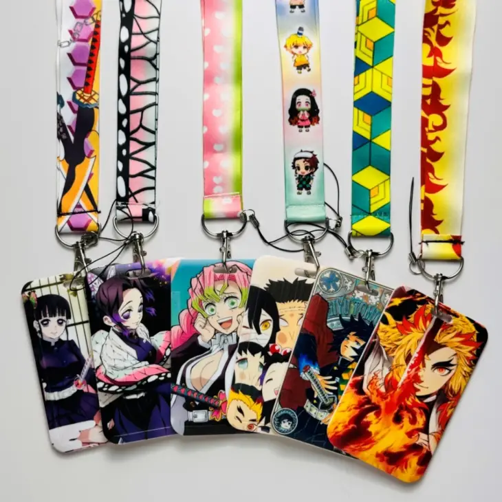 Official Anime Character Lanyard Collection - Premium Badge Holders