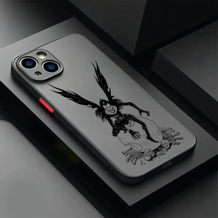 Anime Death Note Phone Case For Samsung S24 S23 S22 S21 S20 S10 FE Note20 Note10 Plus Ultra Lite 5G Matte Transparent Cover - Image 5
