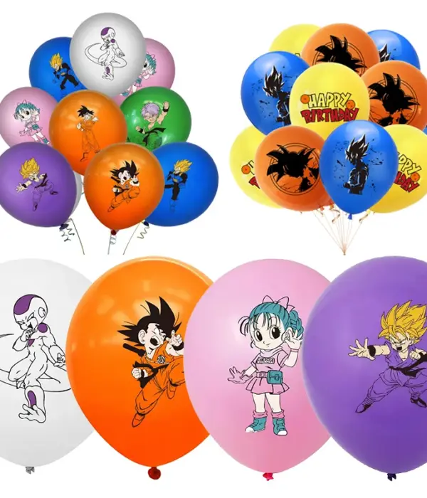 12pcs 12Inch Dragon Ball Latex Balloon Party Supplies Son Goku Party Balloon Balloons Kids Birthday Party Dcorations Gift Toys 1