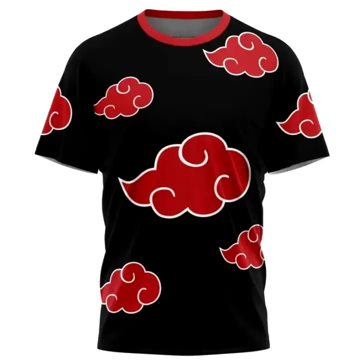 Anime Men Women T-Shirts Naruto Harajuku Summer Y2k Street Fashion Hip Hop Oversized T Shirt Graphic Tees Short Sleeve Tops - Image 3