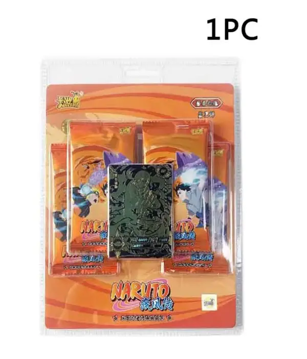 Naruto Collection Cards KA YOU Bubble Wave 2 1PC Ninja Soul Booster Box Premium Anime Game Trading Card Books 1