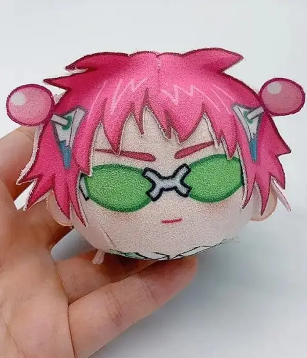 Anime Plush Saiki Kusuo Nendo Riki Dango Strap Keychain Gift Home Decoration Accessories Cute Toy Cosplay Prop 1