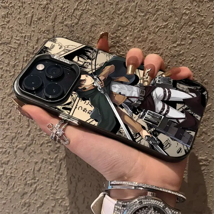 Demon Attack on Titan Anime Phone Case For iPhone 15 14 13 12 11 Pro Max Mini X XR XS SE 8 7 Plus Colorful Cover Silicone Soft - Image 4