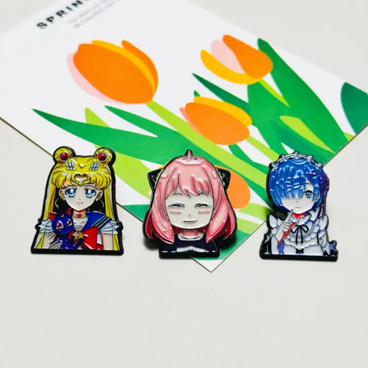 Sailor Moon Collectible Enamel Brooches - Limited Edition Set