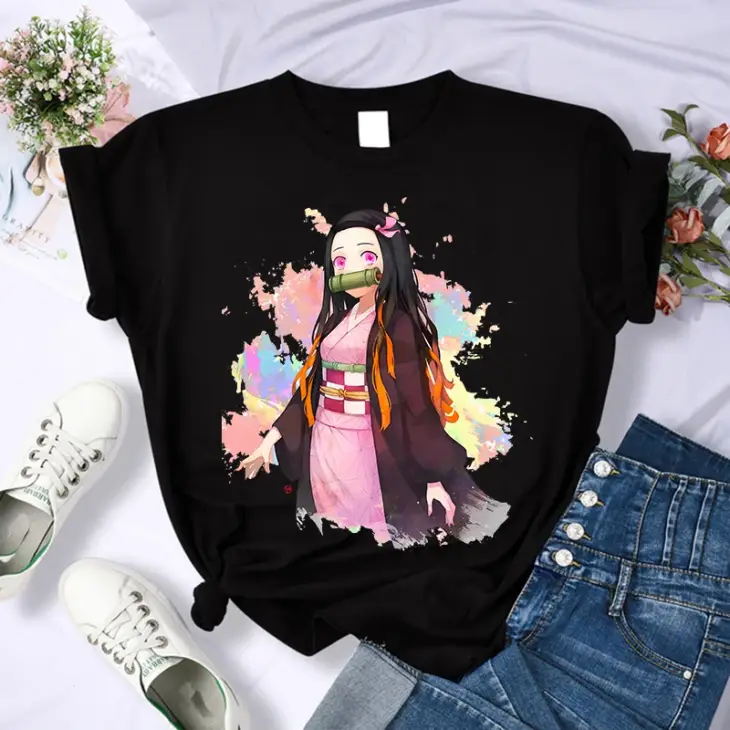 Demon Slayer Nezuko & Tanjiro Premium Anime T-Shirt