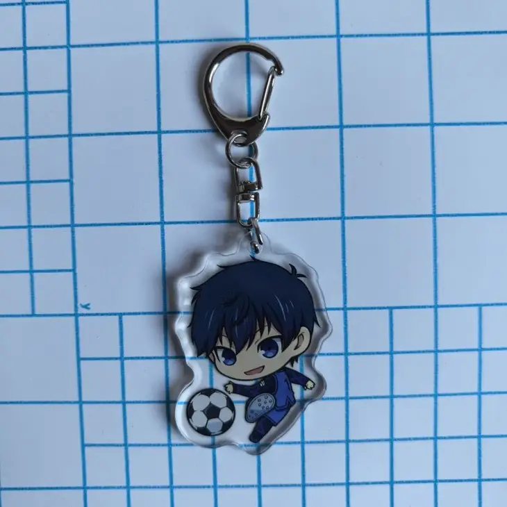 nime Blue Lock Arcylic Keychain Cartoon Figures Isagi Yoichi Bachira Meguru Kawaii Key Chain Costume Accessories Birthday Gifts - Image 5