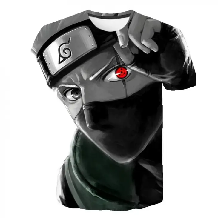 Anime Men Women T-Shirts Naruto Harajuku Summer Y2k Street Fashion Hip Hop Oversized T Shirt Graphic Tees Short Sleeve Tops - Image 4