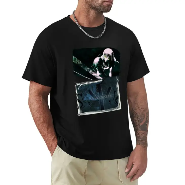 Galatea Claymore Anime Manga Gift Fan T-Shirt vintage cotton graphic tees blacks oversized mens tall t shirts - Image 3