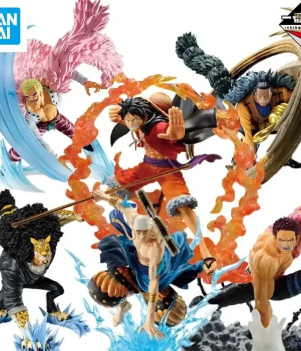 Original Genuine Bandai Ichiban KUJI One Piece Luffy Charlotte Katakuri Rob Lucci Eneru Doflamingo Crocodile Anime Figure 1