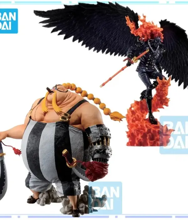 In Stock Bandai original Ichiban Kuji Anime ONE PIECE EX AB Reward Queen King Kaido Action Figures Collection Model Ornament Toy 1