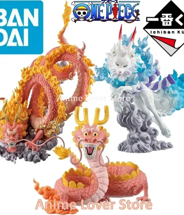 Bandai Original One Piece Ichiban Kuji EX Flowers Abundantly Dragon Kozuki Bestial Yamato Anime Figures Toys for Kids Gift 1
