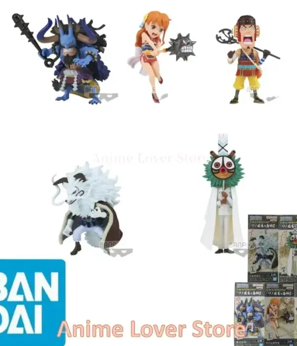 Bandai Banpresto Original One Piece WCF The Island of Ghosts VO.8 Usopp Kaidou Nami Inuarashi CP0 Anime Figures Toys for Kids 1