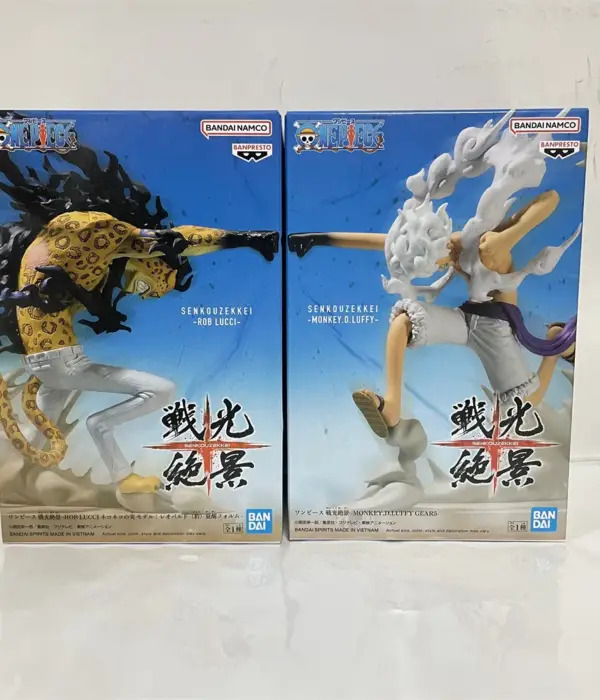 Bandai Anime One Piece SENKOZEKKEI Lucci Nika Luffy Action Figure PVC Model Toys Doll Collector Figurine 1